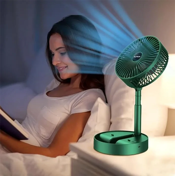 Super Mini Ventilo Rechargeable, Portable et Pliable