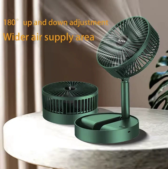 Super Mini Ventilo Rechargeable, Portable et Pliable