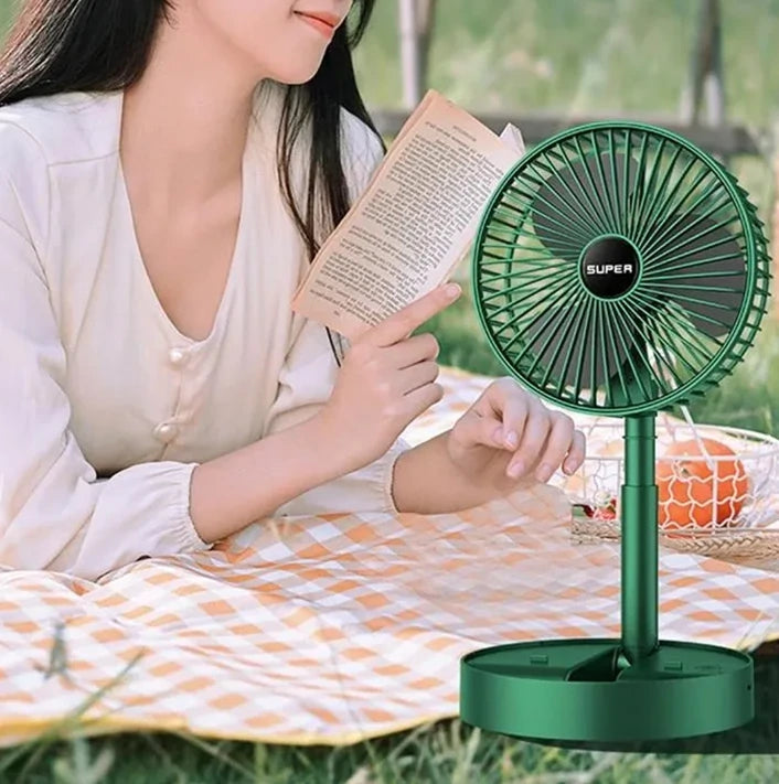 Super Mini Ventilo Rechargeable, Portable et Pliable