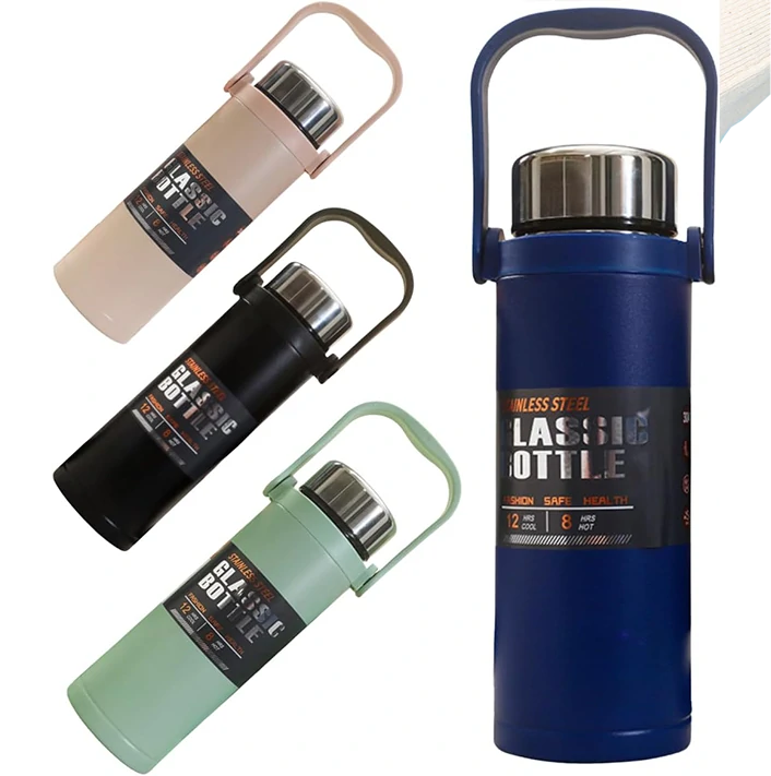 Bouteille 304® Isotherme en Acier Inoxydable : Gardez vos boissons chaudes ou froides - 800ml