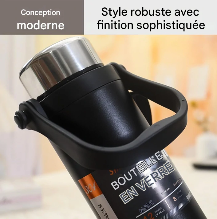 Bouteille 304® Isotherme en Acier Inoxydable : Gardez vos boissons chaudes ou froides - 800ml