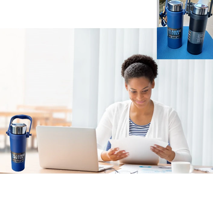 Bouteille 304® Isotherme en Acier Inoxydable : Gardez vos boissons chaudes ou froides - 800ml