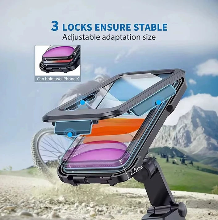 Support de téléphone pour Moto étanche – Flexibilité et sécurité en mouvement