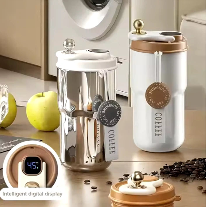 Le Thermos du futur : température affichée en un seul regard
