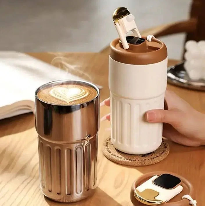 Le Thermos du futur : température affichée en un seul regard