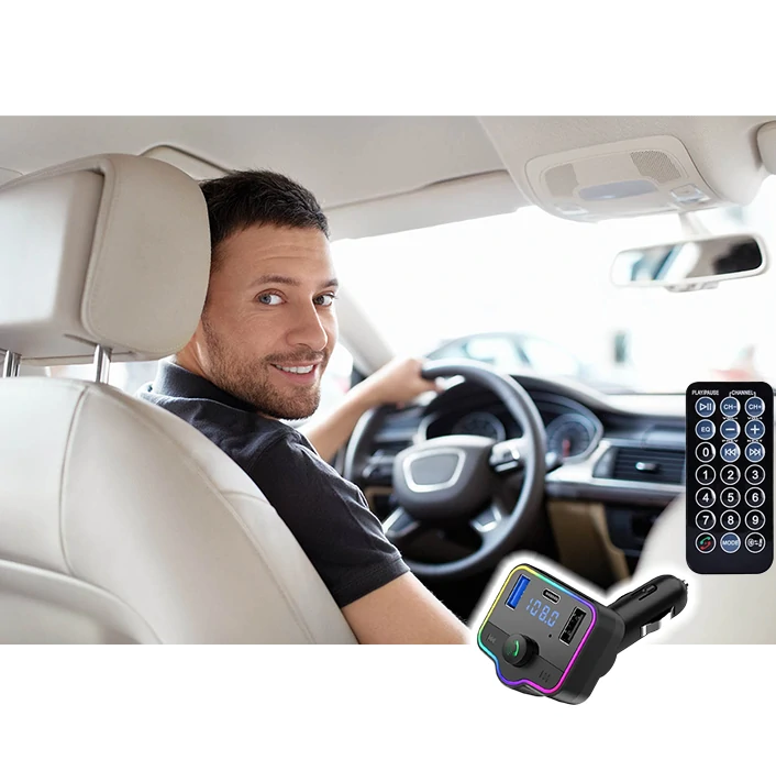 Transmetteur FM Bluetooth Voiture M46 – Transformez votre voiture en station musicale