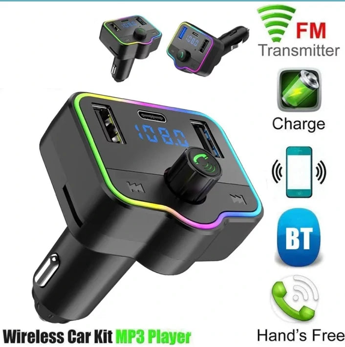 Transmetteur FM Bluetooth Voiture M46 – Transformez votre voiture en station musicale