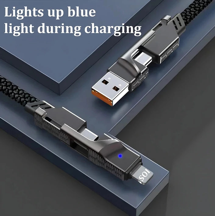 Câble de Charge Ultra-rapide 4 en 1 - Fast charging