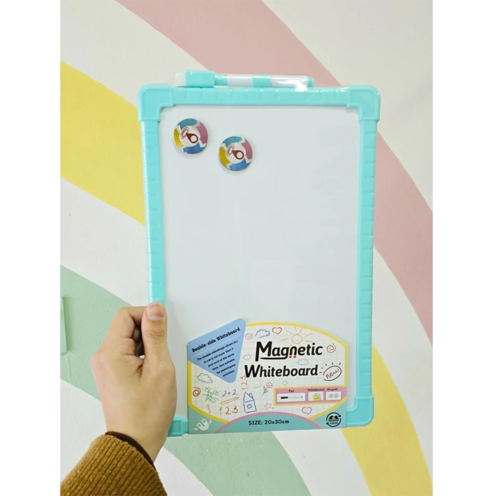 Magnetic White Board _Tableau blanc effaçable à sec pour l'école, la maison, le bureau, l'apprentissage à distance