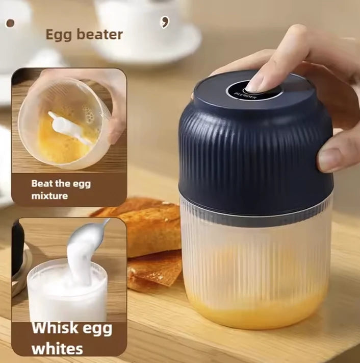 Mini Hachoir à ail et légumes rechargeable - Facile à utiliser et portable