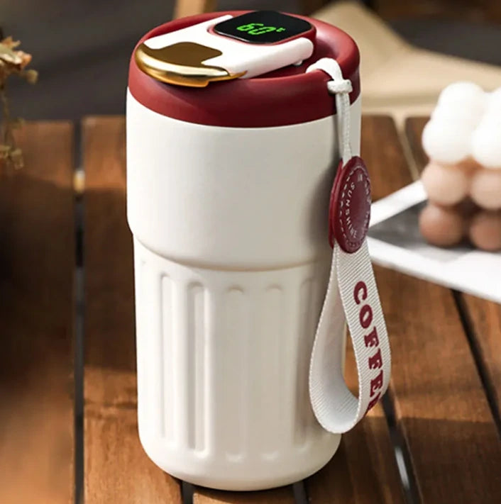 Le Thermos du futur : température affichée en un seul regard