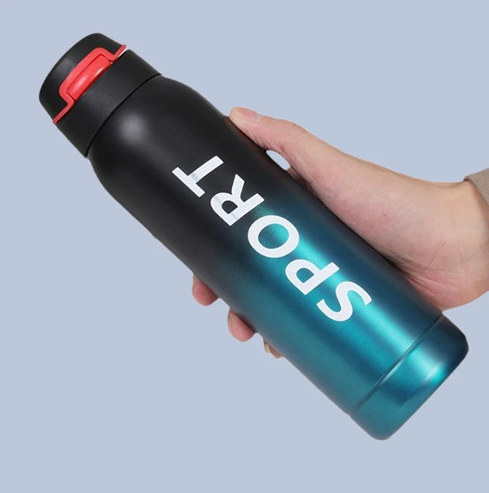 VACCUM CREATIVE EN ACIER INOXYDABLE SPORT - 750ml Garde vos Boissons Chaudes & Fraîches