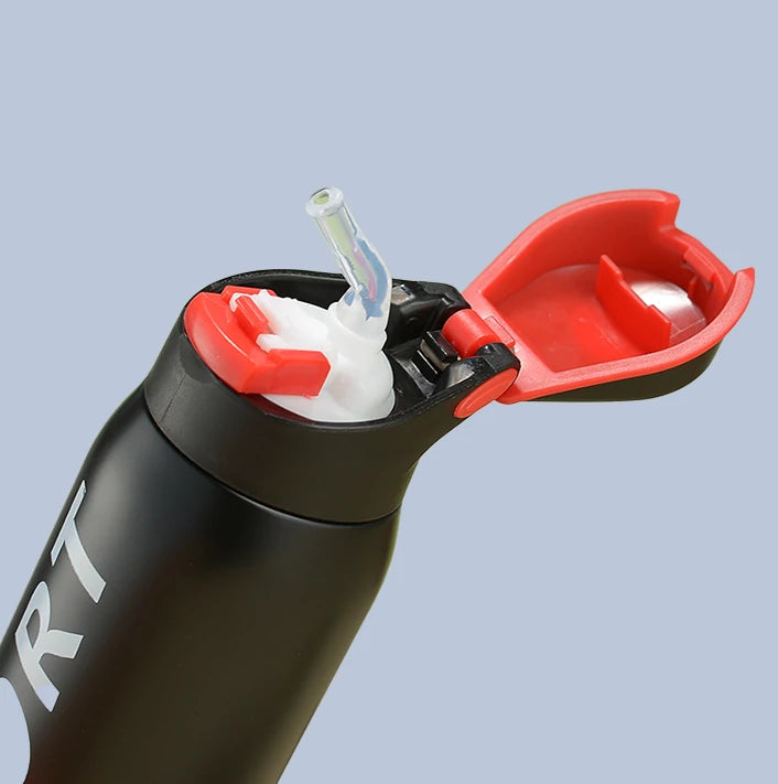 VACCUM CREATIVE EN ACIER INOXYDABLE SPORT - 750ml Garde vos Boissons Chaudes & Fraîches