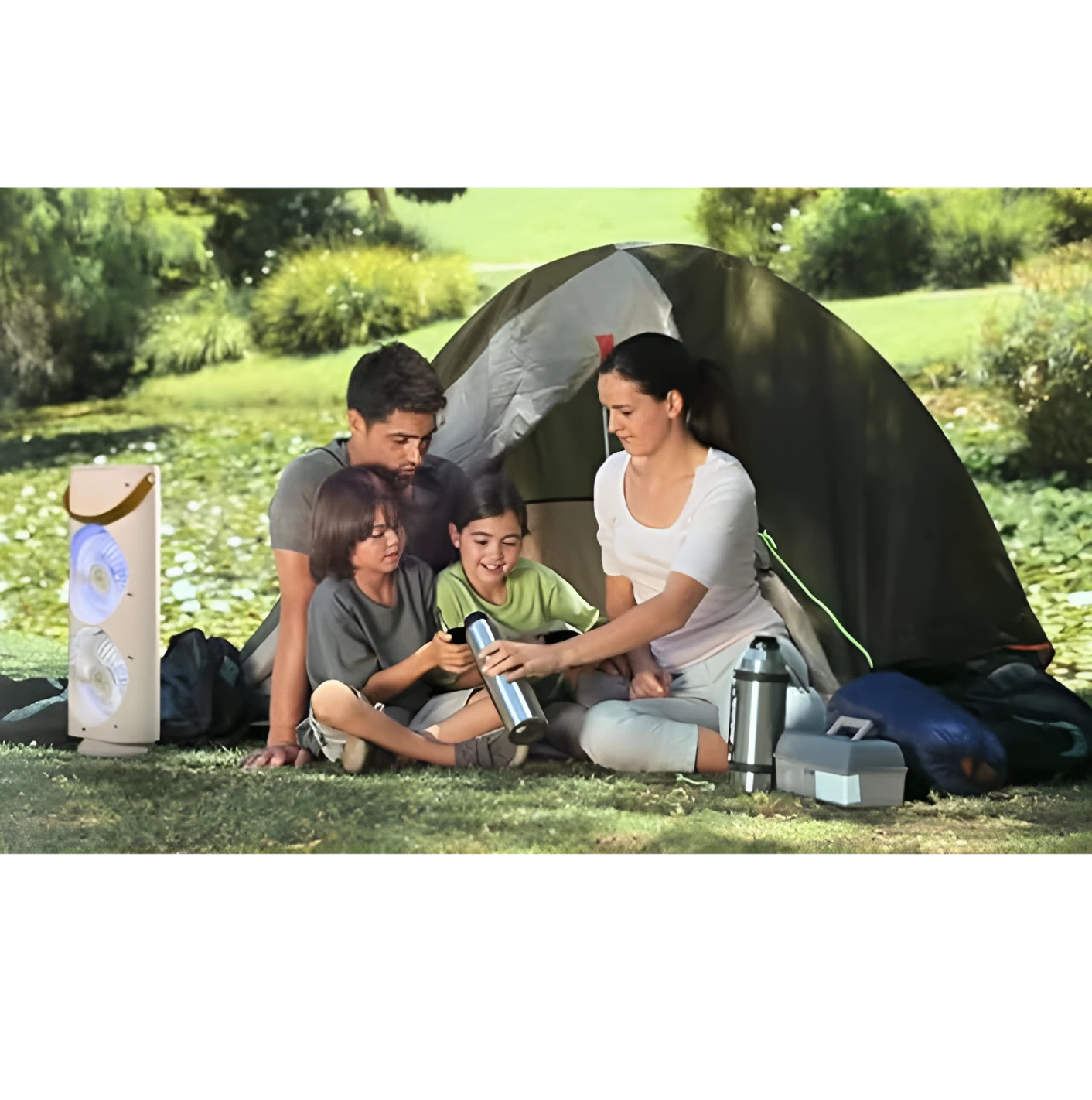 Ventilo climatiseur, portable et conditionnement de l'air lumineux