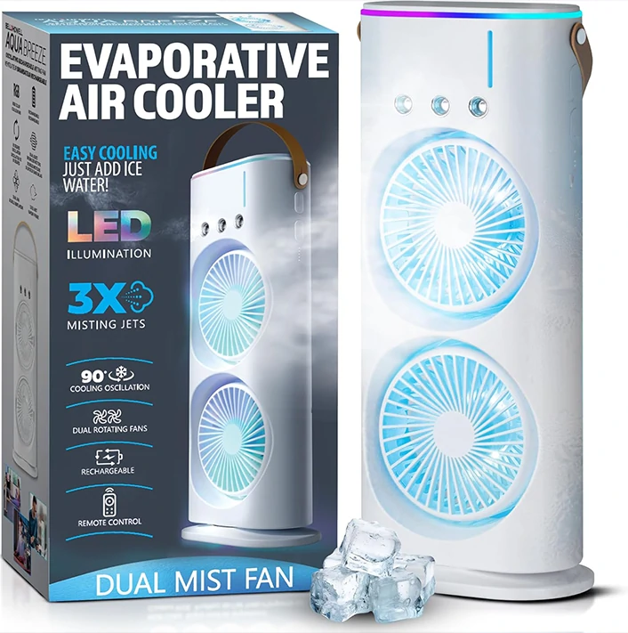 Ventilo climatiseur, portable et conditionnement de l'air lumineux