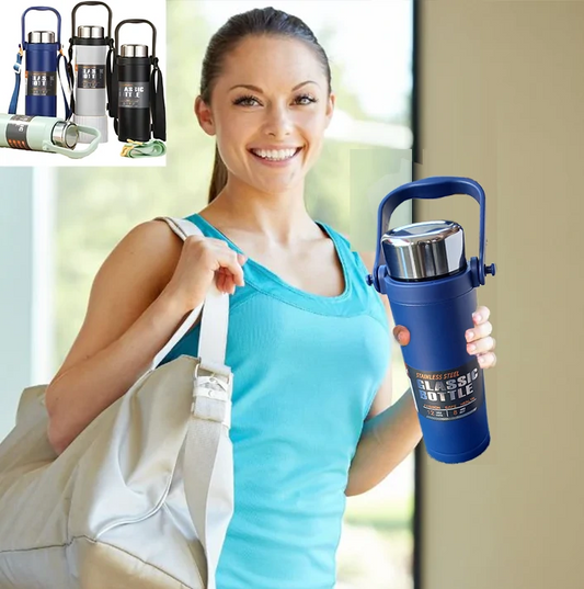 Bouteille 304® Isotherme en Acier Inoxydable : Gardez vos boissons chaudes ou froides - 800ml