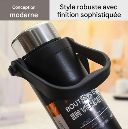 Bouteille 304® Isotherme en Acier Inoxydable : Gardez vos boissons chaudes ou froides - 800ml