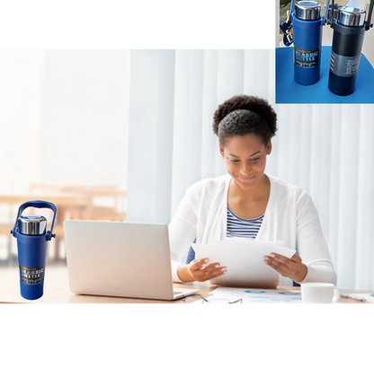 Bouteille 304® Isotherme en Acier Inoxydable : Gardez vos boissons chaudes ou froides - 800ml