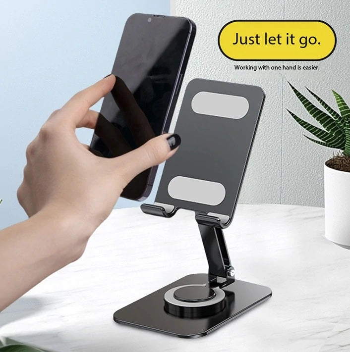 AluStand™ 360° – Support Téléphone & Tablette - Travaillez, regardez et naviguez les mains libres