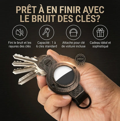 CléTrack™ – Organisateur de Clés avec Support AirTag