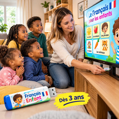 Clé USB Français Enfant – Apprendre en s’amusant dès 3 ans