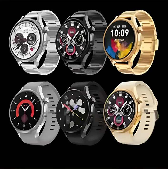 M103 Ultra Écran 1.5 HD + Bluetooth : Montre Connectée Ronde – Élégance, Santé &, Musique & Appels au Poignet