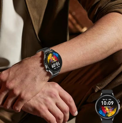 M103 Ultra Écran 1.5 HD + Bluetooth : Montre Connectée Ronde – Élégance, Santé &, Musique & Appels au Poignet