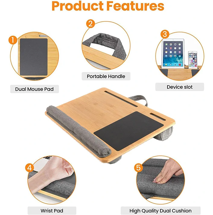 Pro-Confort™ PC - 💻Travaillez, regardez des films ou étudiez confortablement depuis votre lit