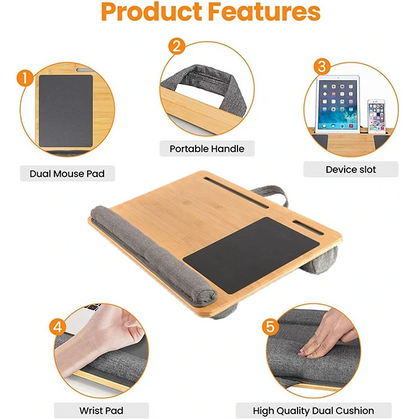 Pro-Confort™ PC - 💻Travaillez, regardez des films ou étudiez confortablement depuis votre lit