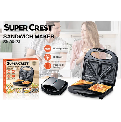 SuperCrest™ - Machine à Grillades rapide - sandwich maker