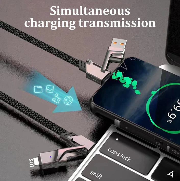 Câble de Charge Ultra-rapide 4 en 1 - Fast charging