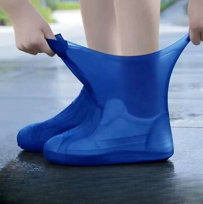 Couvre-chaussures de pluie imperméables réutilisables en Silicone (un paire 1x2)