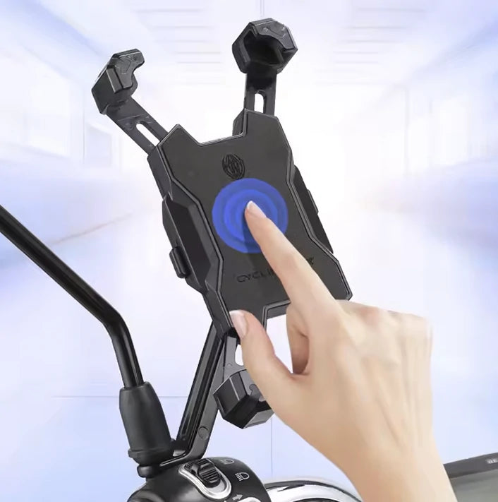 Support téléphone à moto devant à ciel ouvert protégé CD-888