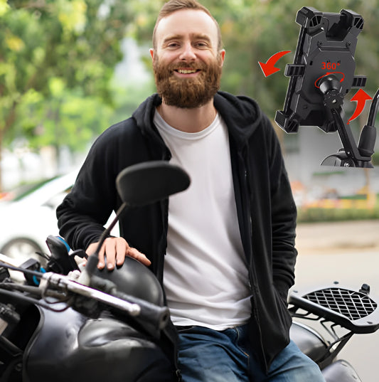 Support téléphone à moto devant à ciel ouvert protégé CD-888