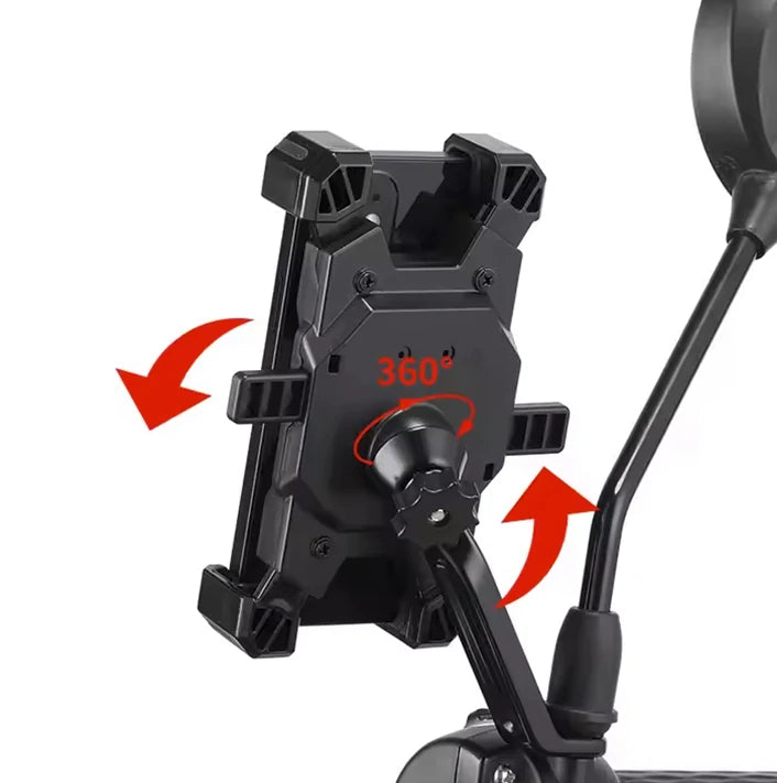 Support téléphone à moto devant à ciel ouvert protégé CD-888