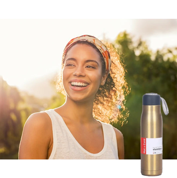 Tasse Thermos portable en acier inoxydable - Garde Frais et Chaud